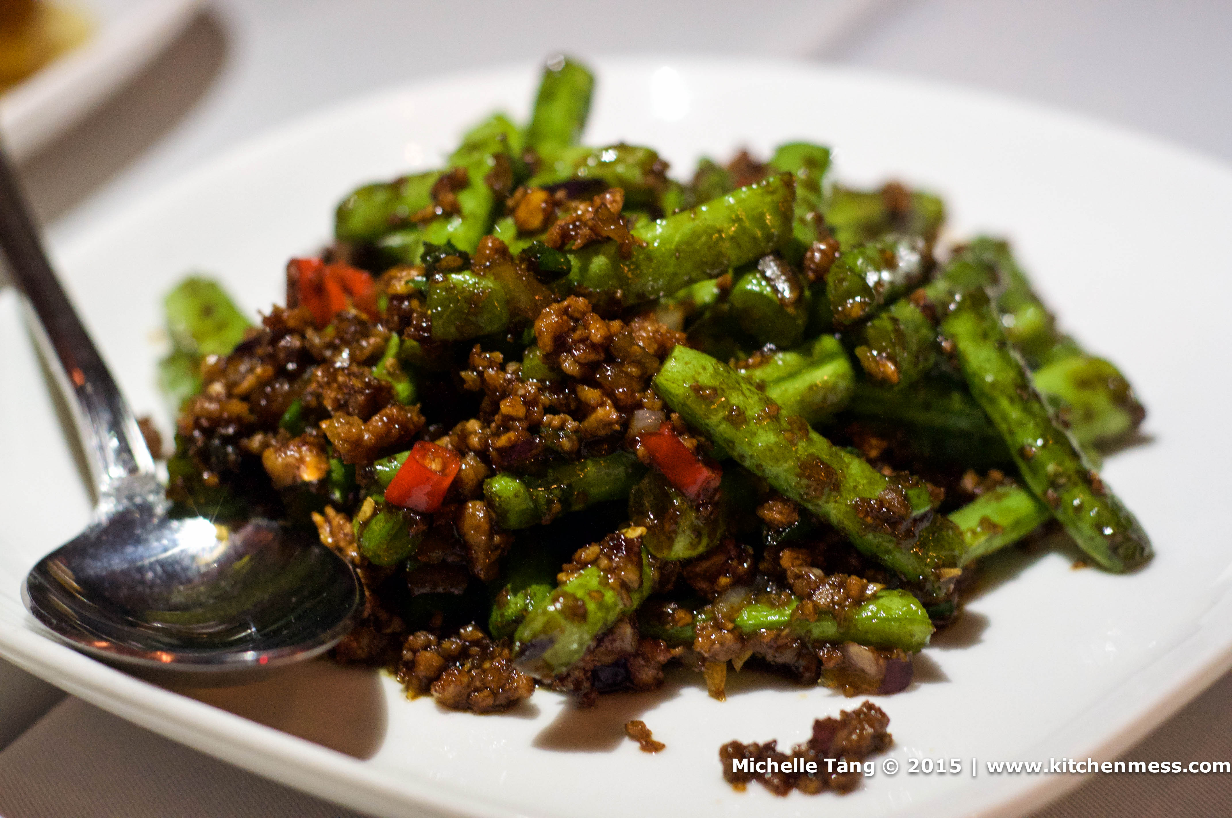 Sichuan-style green beans