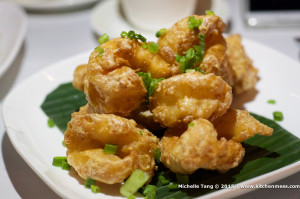 Monogamous Chinese deep-fried prawns