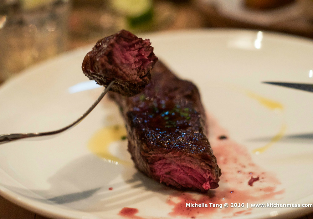 Steak at Atelier Vivanda