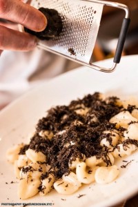 Shavings of truffle by Chef Michele
