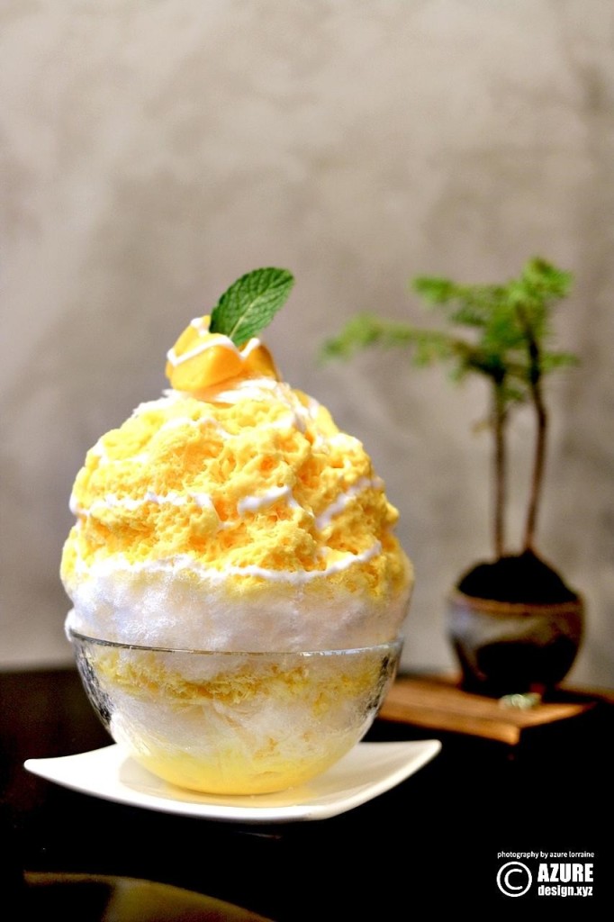 Mango Lassi Kakigori with homemade yogurt