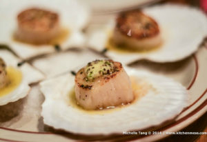 Seared Scallops with Seaweed Butter